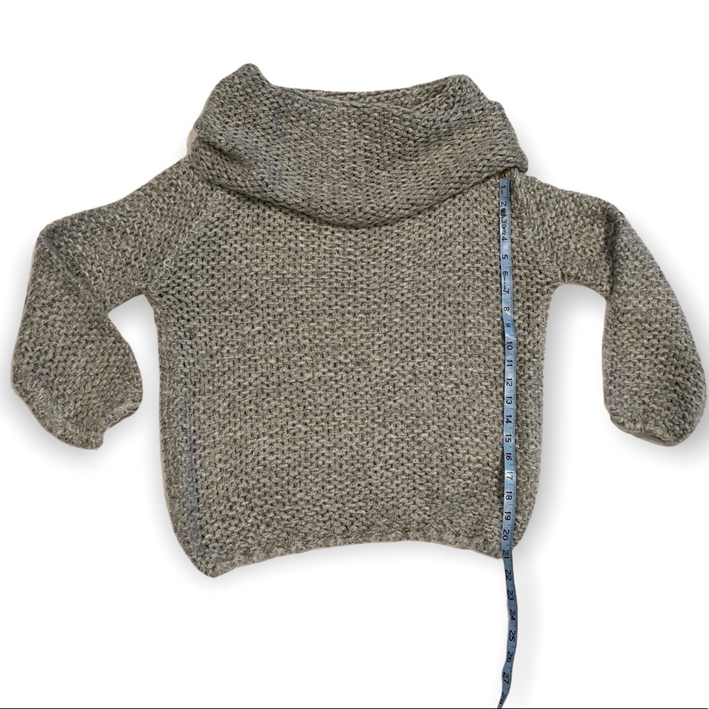 Dreamers | Oversized Chunky Knit Sweater | Light Grey | Size M/L - Picture 3 of 6
